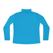 Load image into Gallery viewer, Here I am Hineni logo Ladies Quarter-Zip Pullover
