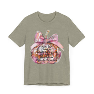 Disco Pumpkin Dancing Queen Unisex Jersey Short Sleeve Tee