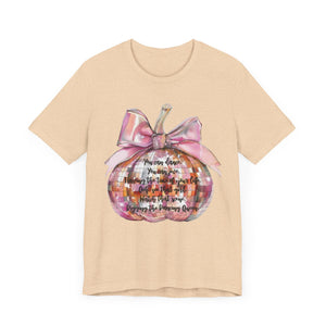 Disco Pumpkin Dancing Queen Unisex Jersey Short Sleeve Tee