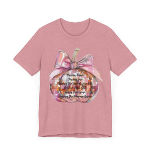 Disco Pumpkin Dancing Queen Unisex Jersey Short Sleeve Tee