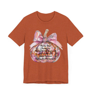 Disco Pumpkin Dancing Queen Unisex Jersey Short Sleeve Tee