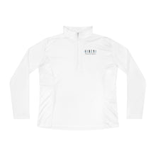 Load image into Gallery viewer, Here I am Hineni logo Ladies Quarter-Zip Pullover
