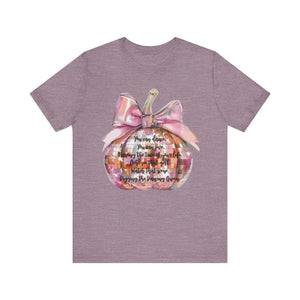 Disco Pumpkin Dancing Queen Unisex Jersey Short Sleeve Tee