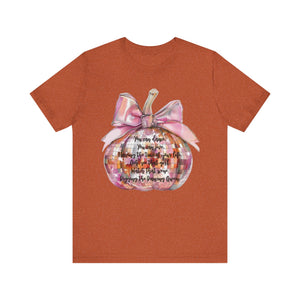 Disco Pumpkin Dancing Queen Unisex Jersey Short Sleeve Tee