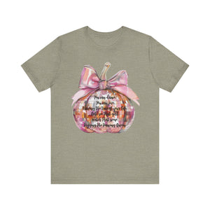 Disco Pumpkin Dancing Queen Unisex Jersey Short Sleeve Tee