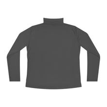 Load image into Gallery viewer, Here I am Hineni logo Ladies Quarter-Zip Pullover
