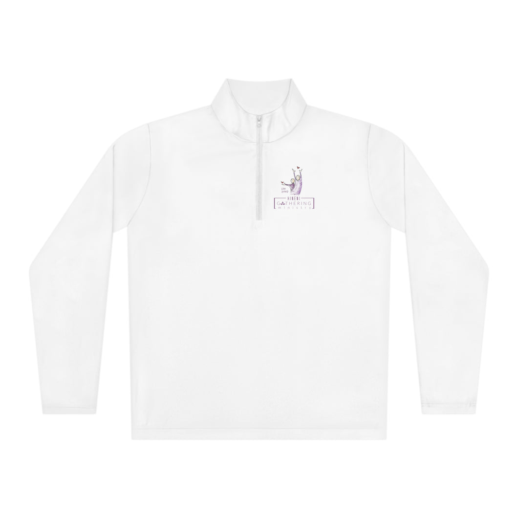 Hineni Live Loved Unisex Quarter-Zip Pullover