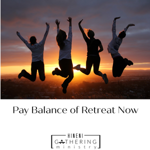 Pay Balance due of your Retreat